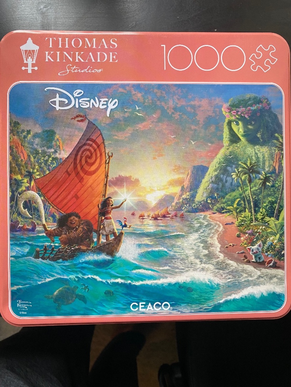 Disney Moana Puzzle 1000 pieces Thomas Kinkade